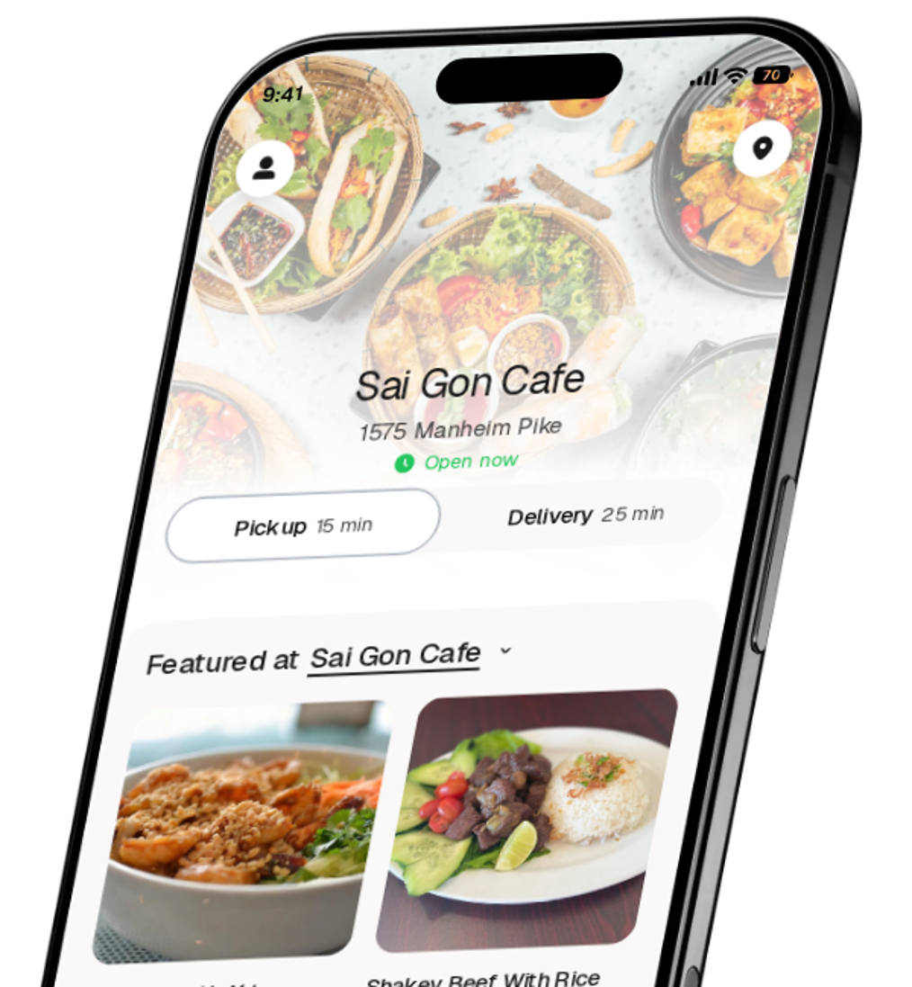 Sai Gon Cafe app preview
