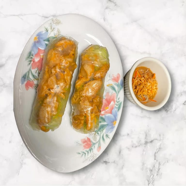 Savor Our Fresh Spring Rolls