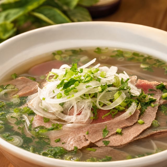 48. Phở Tái - Rare Beef.