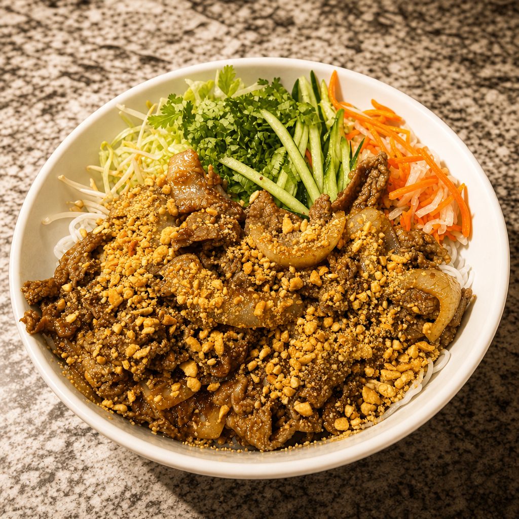 S1 - Bún Bò Xào Xả Ớt - Beef.