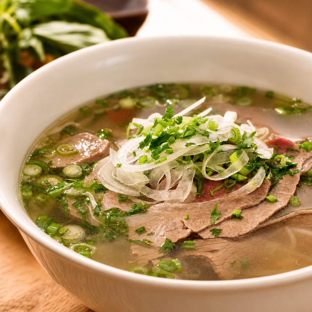51. Phở Chín, Bò Viên - Brisket & Beef Ball.
