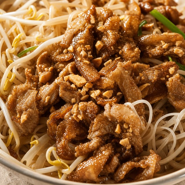 S2 - Bún Gà Xào Xả Ớt - Chicken.